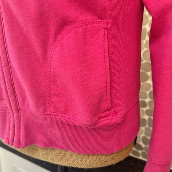 Pink zip up hoodie – size large - Picture 3 of 8